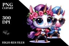 Cute Unicorn Dancing PNG Product Image 2