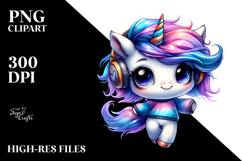 Cute Dancing Unicorn PNG Product Image 2