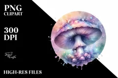 Detailed Mushroom, High-Res PNG Product Image 3
