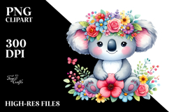 Cartoon Flower Crown Clipart Product Image 2