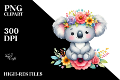 Cartoon Flower Crown Clipart Product Image 2