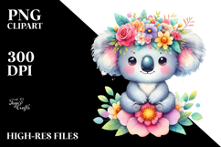 Cartoon Flower Crown Clipart Product Image 2