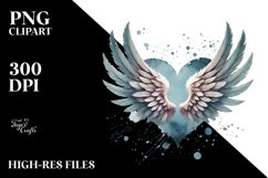 Heart with Wings PNG Product Image 2