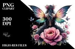 Gothic Fairy on Cloud PNG Product Image 2