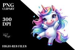 Funny Dancing Unicorn PNG Product Image 2