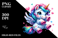 Cute Unicorn Dancing PNG Product Image 2