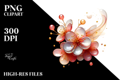 Abstract Cherry Blossom, Transparent PNG Product Image 2