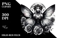 Vibrant Gothic Fairy PNG Product Image 2