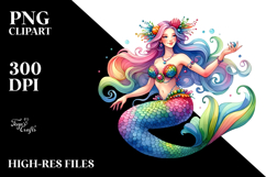 Funny Mermaid PNG Product Image 2