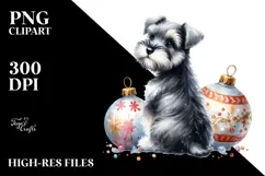 Cute Miniature Schnauzer, High-Res PNG Product Image 2