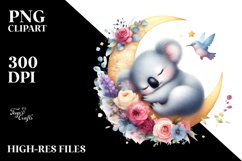 Colorful Baby Koala Clipart Product Image 3