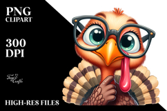 Funny Turkey Chick in es PNG Product Image 2