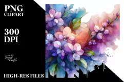 Pastel Wooden Stained Lilac Clipart Product Image 3