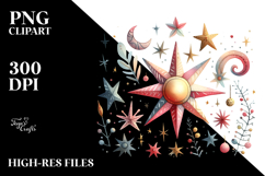 Simple Whimsical Star PNG Product Image 2