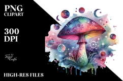 Colorful Magical Mushroom PNG Product Image 2
