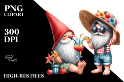 Whimsical Gnome Cocktail Summer Clothes PNG Product Image 2