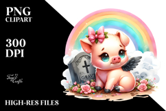 Halloween Baby Pig Clipart Product Image 2