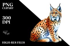 Simple Lynx Clipart | Sublimation Clipart Product Image 3