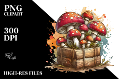 Detailed Mushroom, High-Res PNG Product Image 2