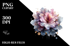 Glossy Rhododendron in Material, PNG Product Image 2