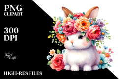 Cartoon Rabbit Crown Clipart Product Image 2
