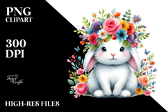 Cartoon Rabbit Crown Clipart Product Image 2