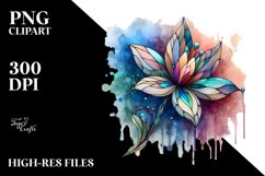 Abstract Vibrant Pastel Wooden Daffodil Product Image 1