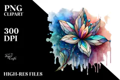 Abstract Vibrant Pastel Wooden Daffodil Product Image 2