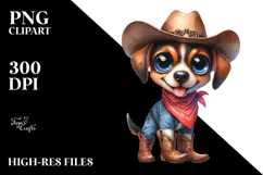 Watercolor Dog Big Eyes | Sublimation Clipart Product Image 2