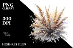 Detailed Shiny Heather Golden Insertions Product Image 1