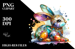colorful Bunny Made of PNG Product Image 2