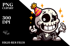Silly Cartoon Suggar Skull with Silly Smirk Product Image 2