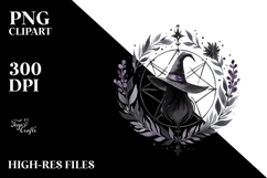 Simple Gothic Witch PNG Product Image 2