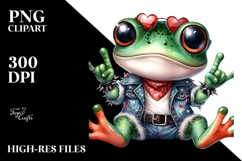 Baby Frog at the Beach PNG Product Image 2