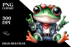 Baby Frog at the Beach PNG Product Image 2