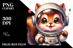 Cute Baby Squirrel with Goofy Smile, PNG Product Image 2