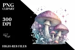 Detailed Mushroom, High-Res PNG Product Image 3