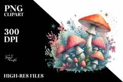 Detailed Mushroom, High-Res PNG Product Image 1