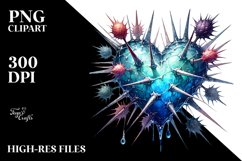 Heart Spikes PNG Product Image 2