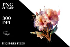 Wooden Rhododendron PNG Product Image 2