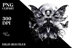 Vibrant Gothic Fairy PNG Product Image 2