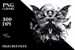 Vibrant Gothic Fairy PNG Product Image 3