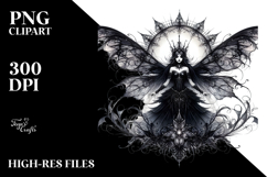 Detailed Gothic Fairy PNG Product Image 2