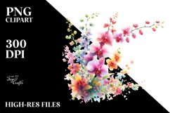 Colorful Orchid PNG Product Image 2