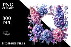 Shiny Hyacinth with Frame, Transparent PNG Product Image 2