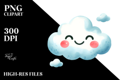 Smiling Cloud PNG Product Image 2