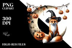 Fox Dressed for Halloween PNG Product Image 2