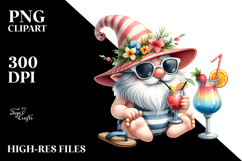Whimsical Gnome Cocktail Summer Clothes PNG Product Image 2