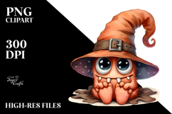 Funny Sitting Hat with Big Eyes | Clipart Product Image 2