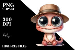 Funny Sitting Hat with Big Eyes | Clipart Product Image 2